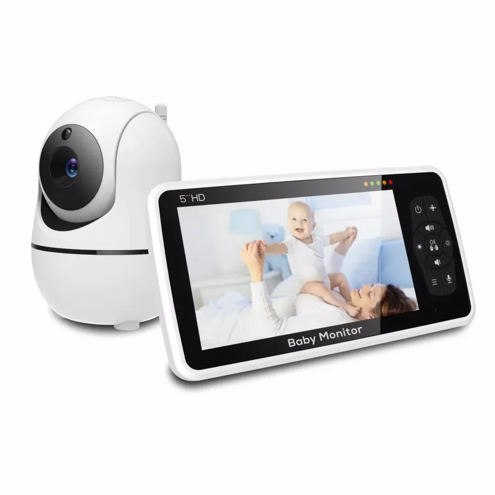 5-Inch Video Baby Monitor with 4X Zoom & 22H Battery Life