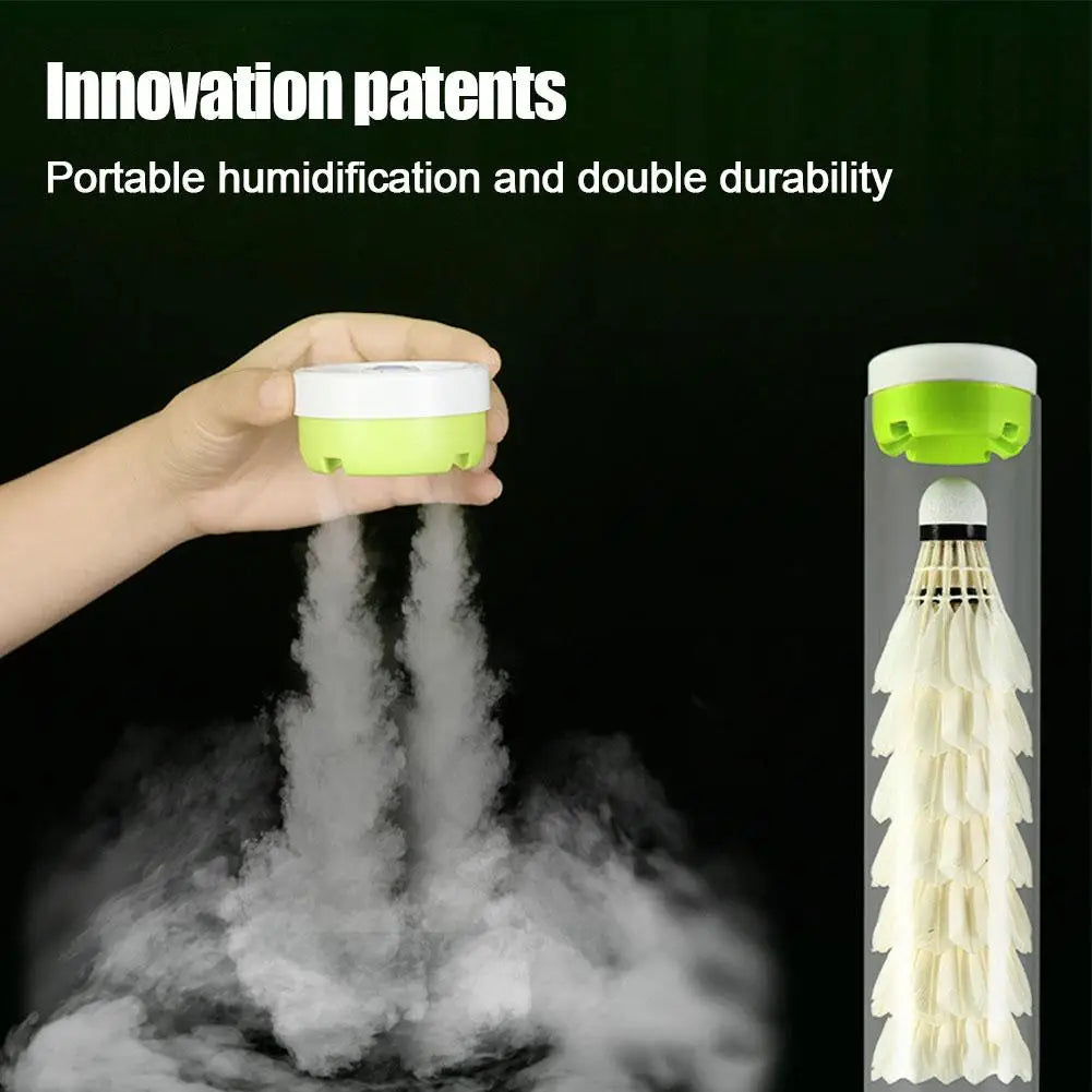 Portable Badminton Shuttlecock Humidifier for Enhanced Performance
