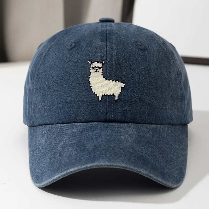 Cute Sheep Pattern Baseball Hat - Stylish Unisex Casual Cap