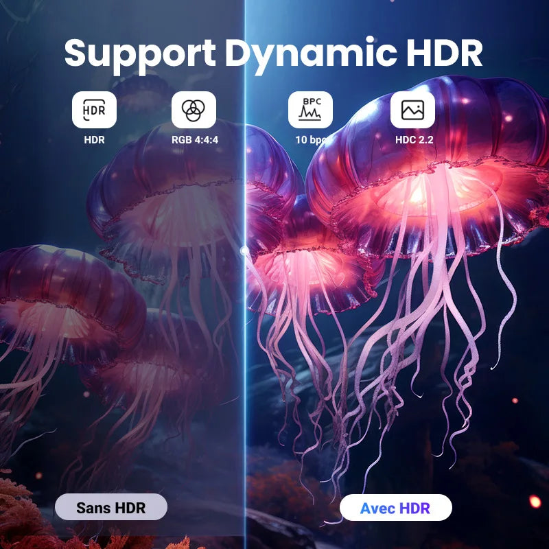UGREEN 8K DisplayPort 1.4 Cable - Ultimate Gaming Performance