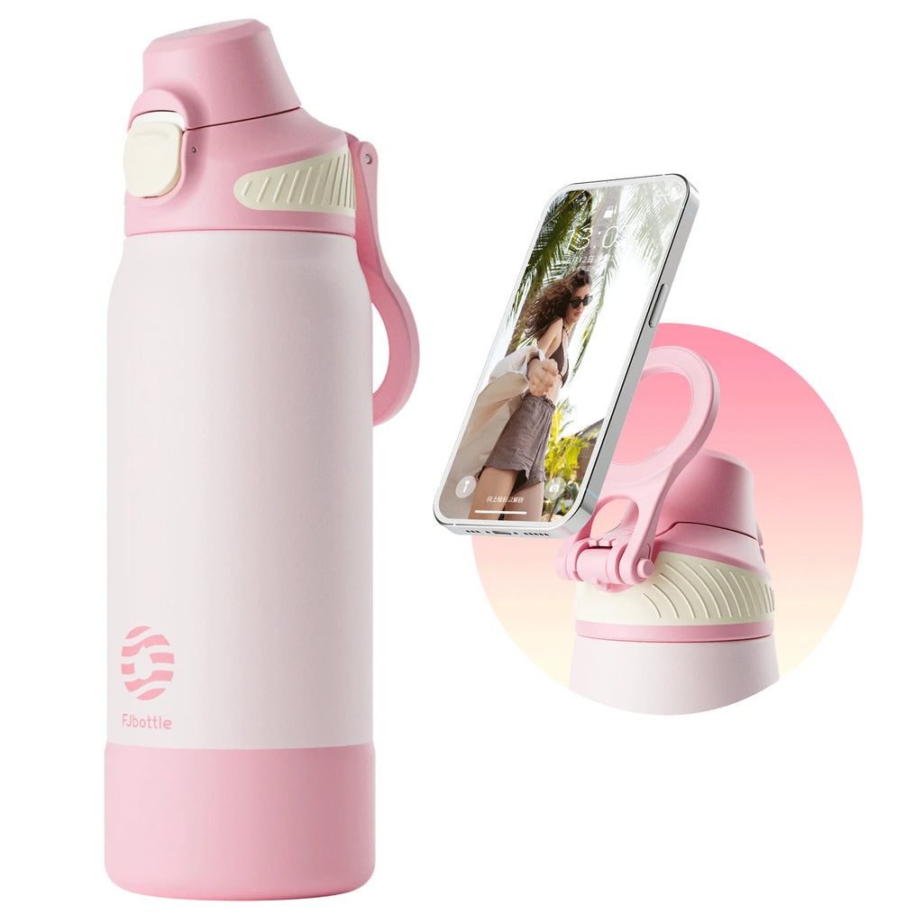 Leakproof Fjbottle Thermal Water Bottle with Magnetic Cap - Portable