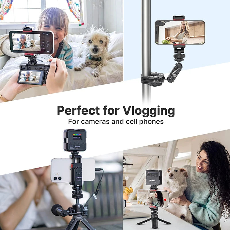 Ulanzi ST-06S 360° Mobile Phone Clip Holder for Tripods & Accessories