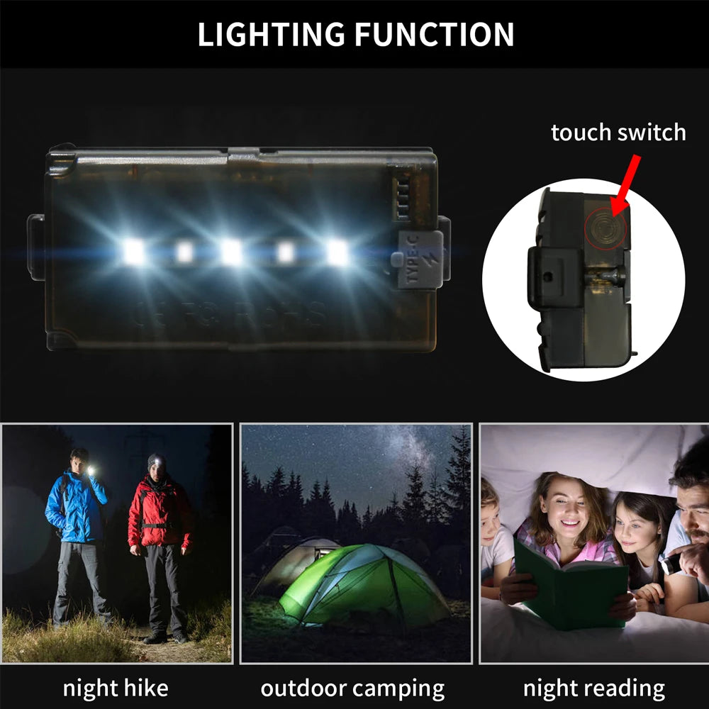 Rechargeable Portable Camping Shower Pump - Waterproof & Versatile