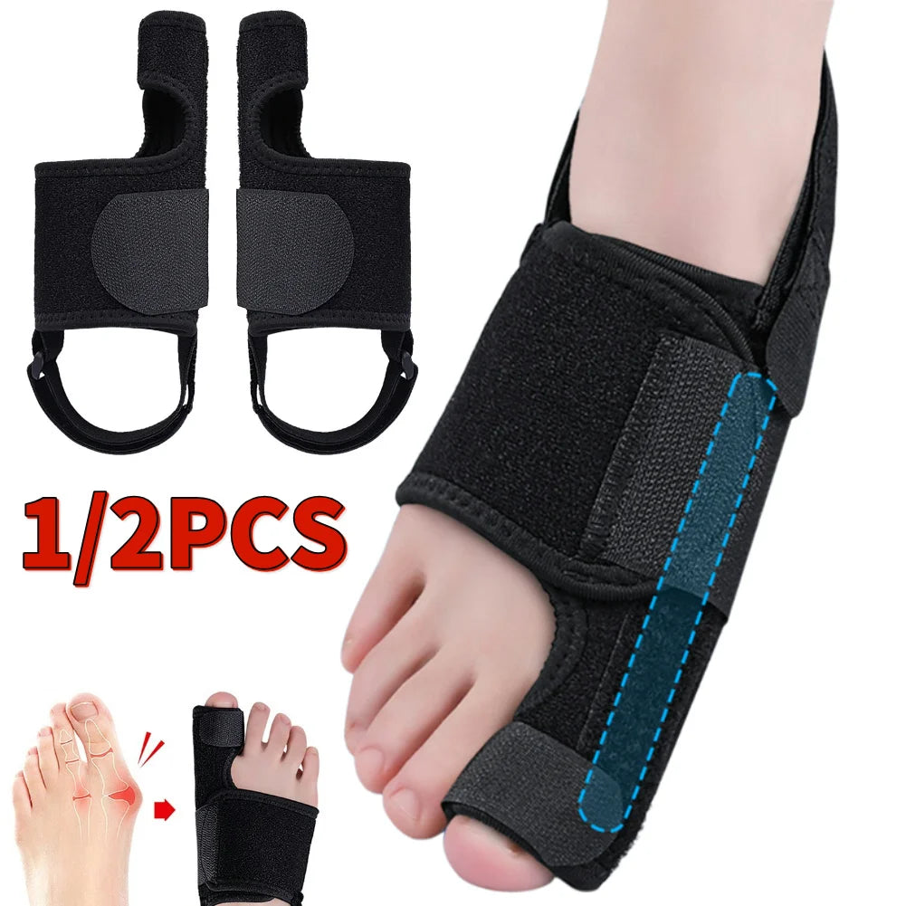 Adjustable Bunion Corrector with Breathable Fabric for Foot Relief