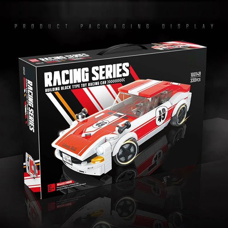 100149 Super Sport Vehicle Model Building Block Set - 330PCS