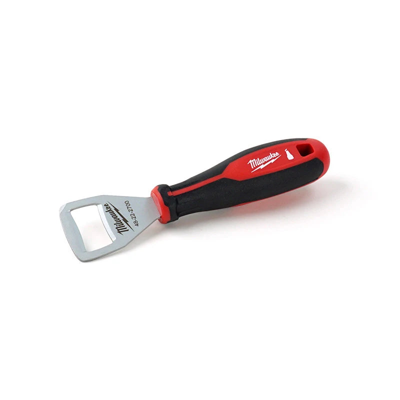 Milwaukee Heavy-Duty Bottle Opener – Industrial Grade Steel, Non-Slip Grip