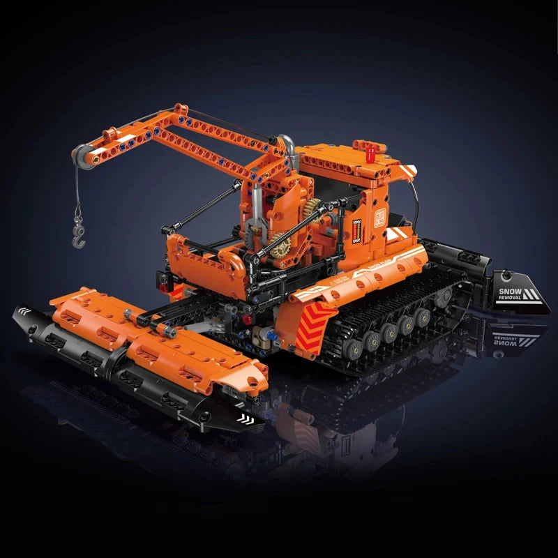 MOULD KING Remote Control Snowfield Engineering Truck Building Blocks