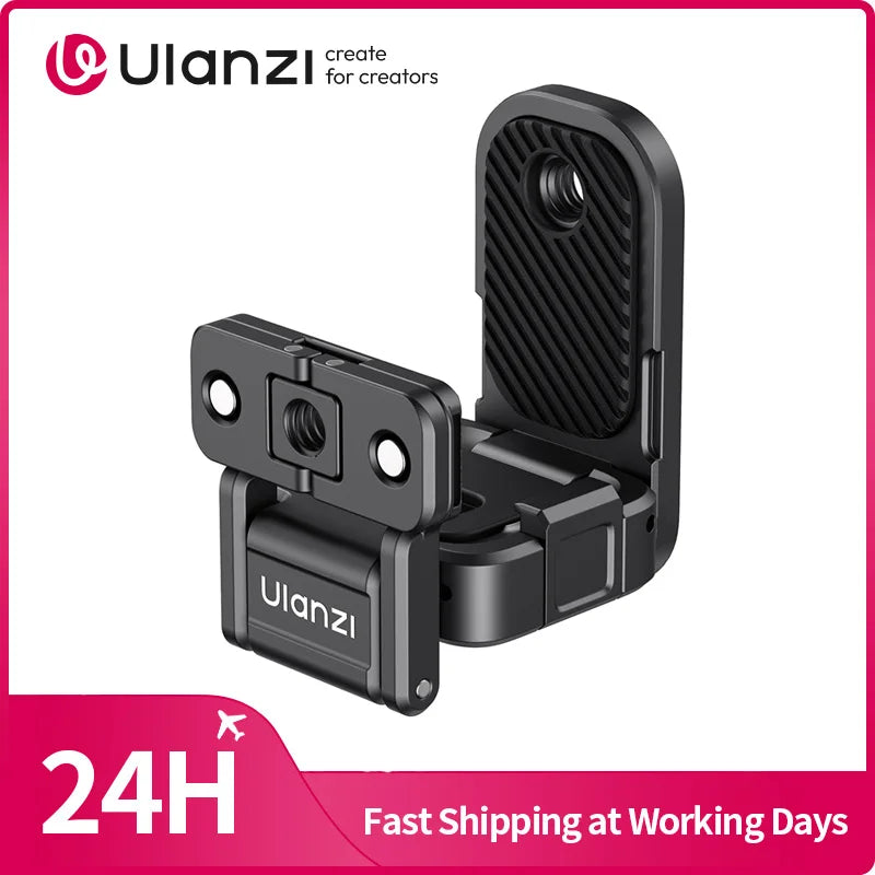 Ulanzi PK16 Magnetic Grip Adapter for DJI Pocket 3 & Action Cameras