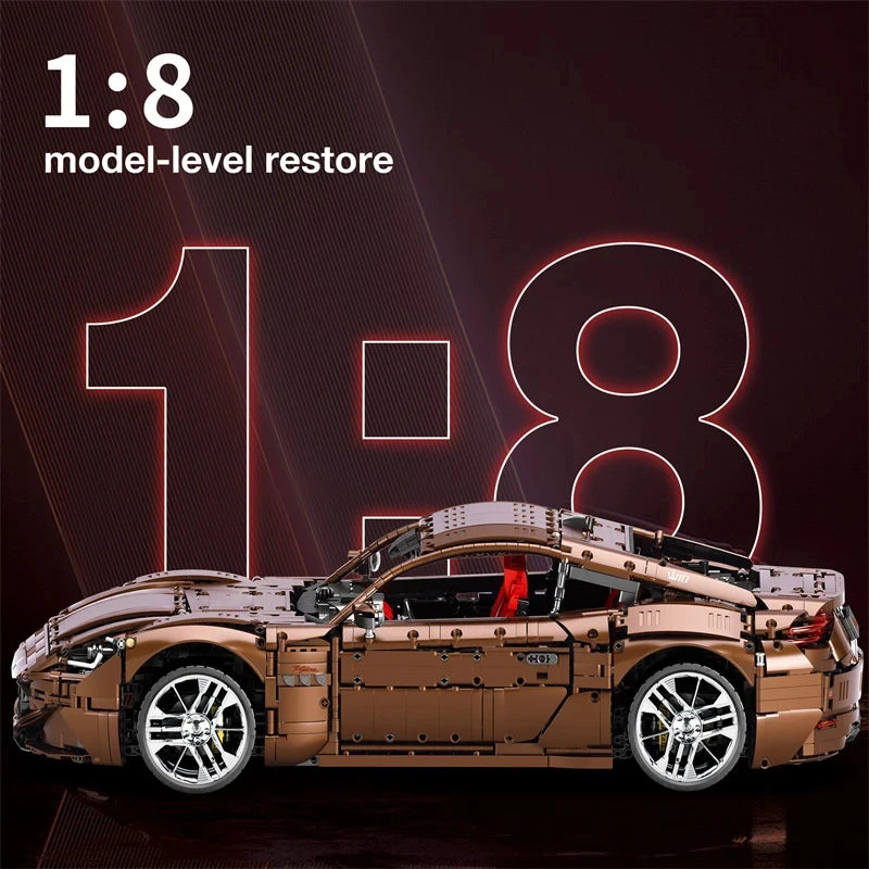 5480-Piece Sports Car Building Kit - MOC GranTurismo Model Toy