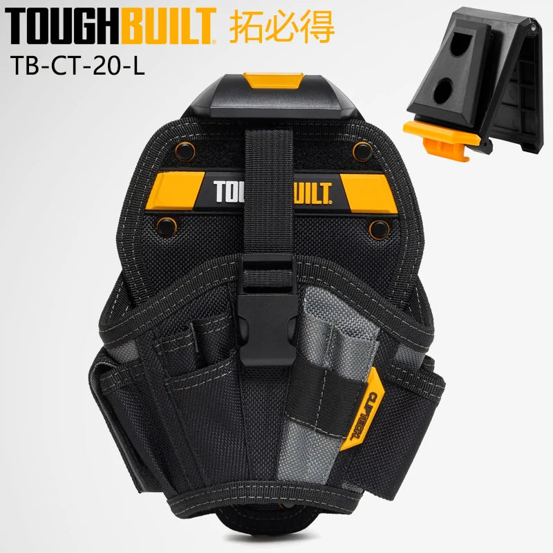 TOUGHBUILT Large Drill Holster - 13 Pockets & Loops for Easy Carry