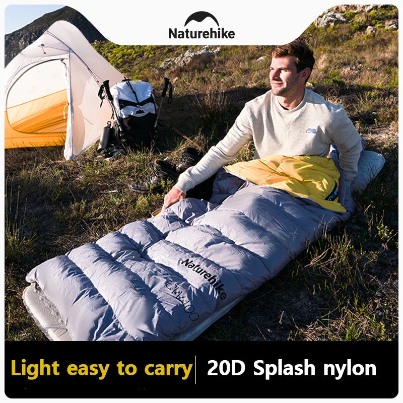 Naturehike Lightweight Duck Down Sleeping Bag for Cold Winter Camping