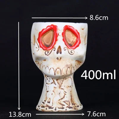 Colorful 450ml Hawaii Tiki Mug - Perfect for Cocktails & Beverages