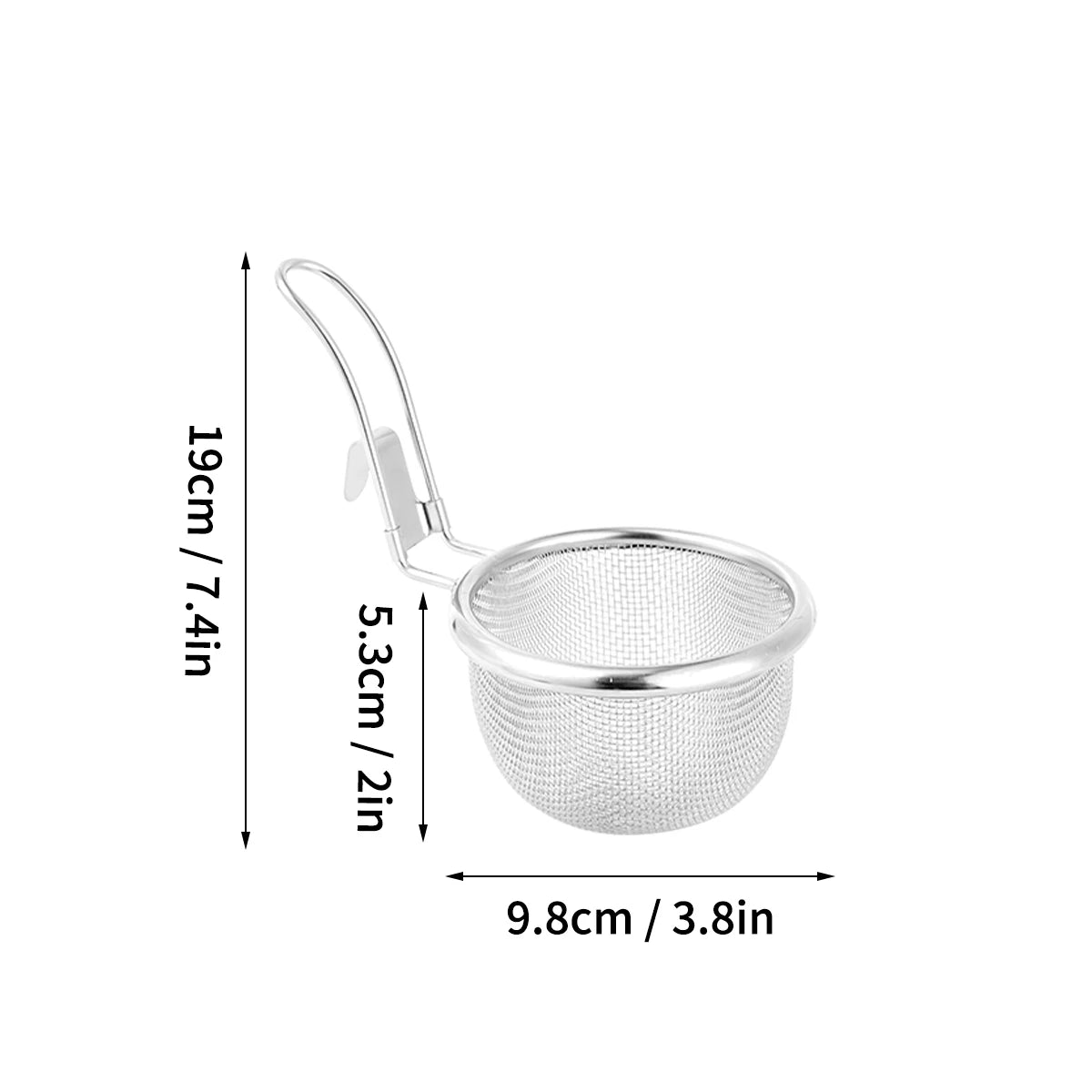 304 Stainless Steel Colander - Multi-functional Kitchen Strainer
