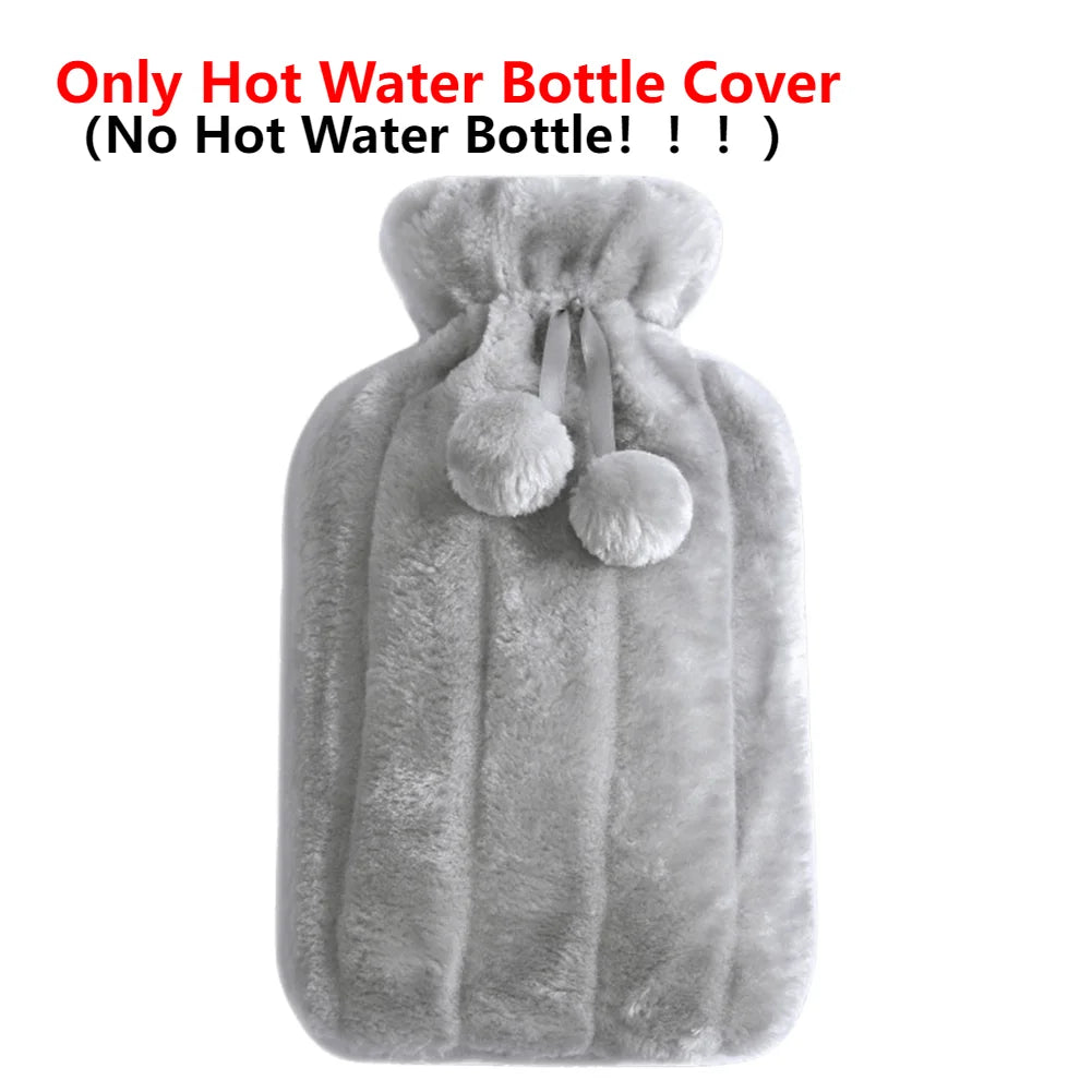 2L Soft Cover Hot Water Bottle - Cozy & Stylish Winter Companion