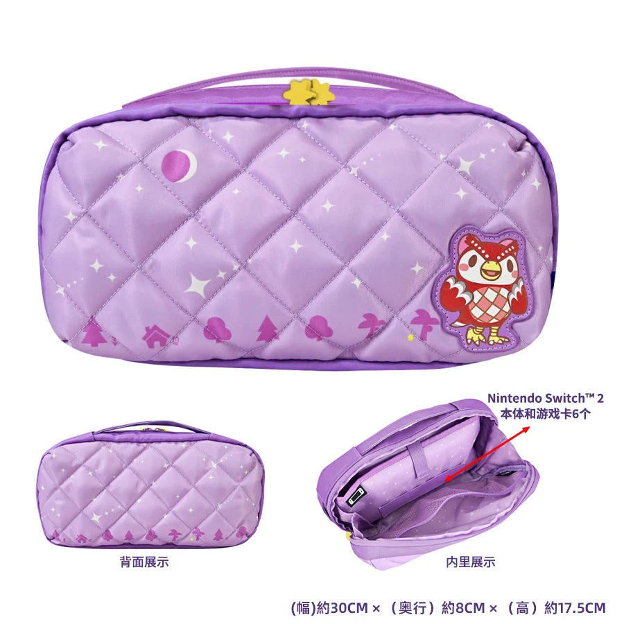 Animal Crossing Nintendo Switch Quilted Carrying Case - Tom Nook & Celeste