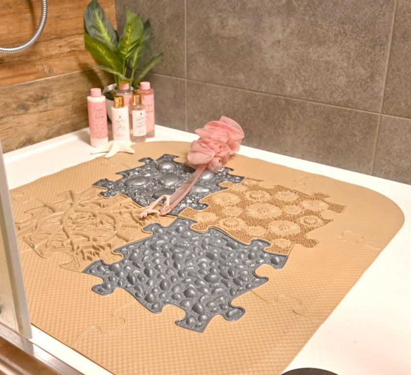 MUFFIK SPA Relaxation Set – 12-Piece Foot Reflexology Therapy Mats