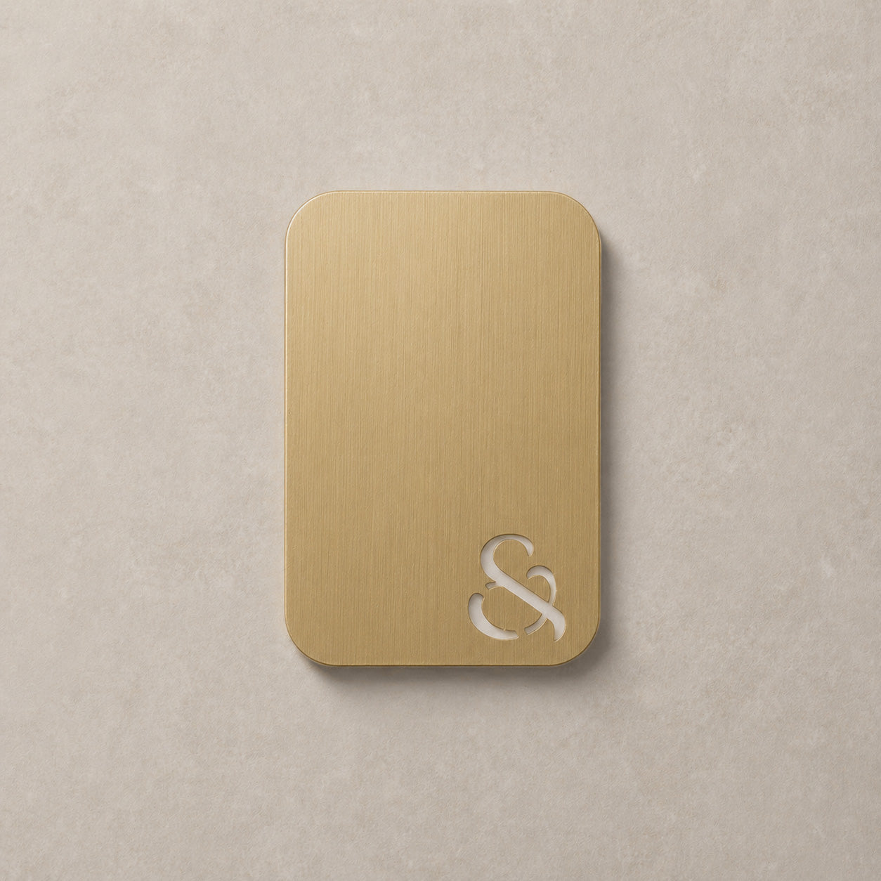 Tap & House Tones - Premium Brushed Brass Finish Sample