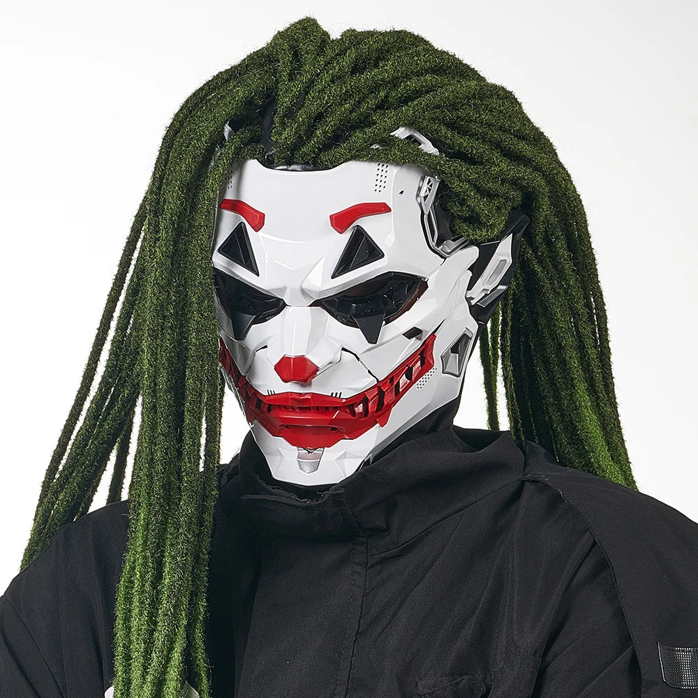 JAUPTO Futuristic Joker Mask - Perfect for Cosplay & Halloween