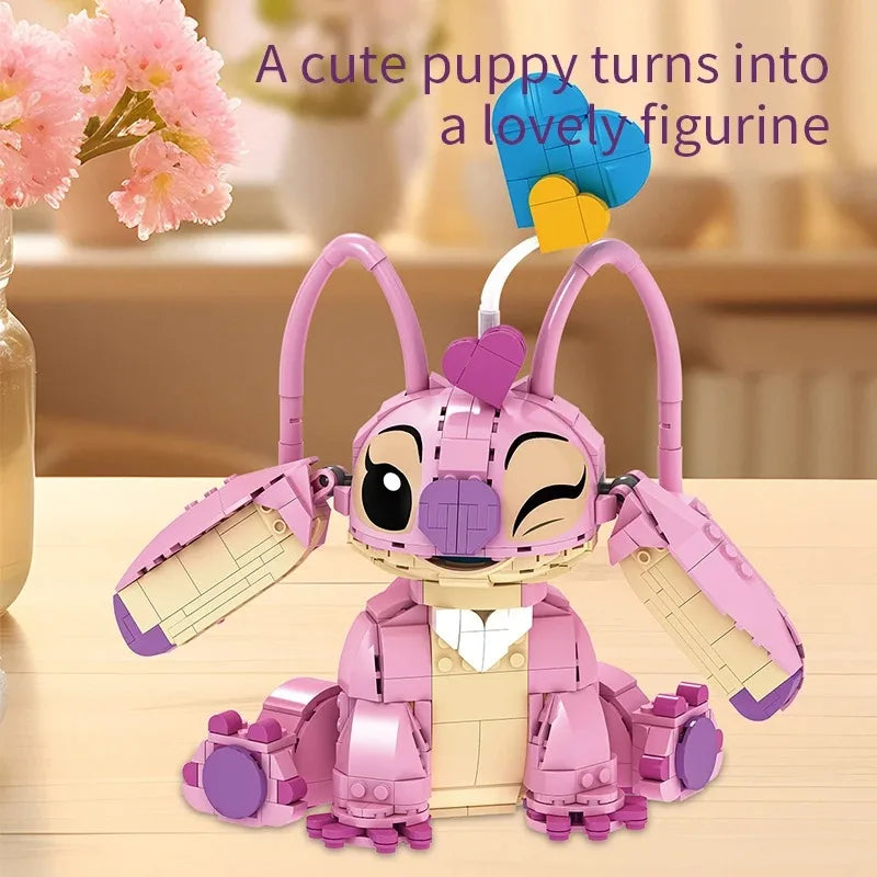 Interstellar Baby Angel & Stitch Building Blocks - Creative Space Set