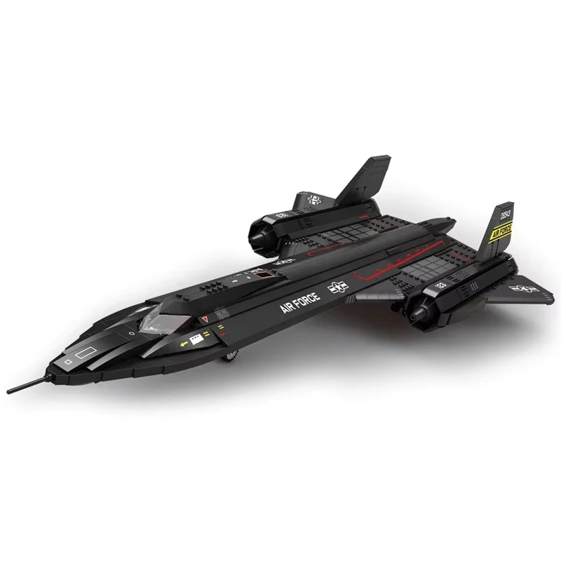 1775Pcs Military Blackbird Airplane Building Blocks - Creative Fun Toy Set