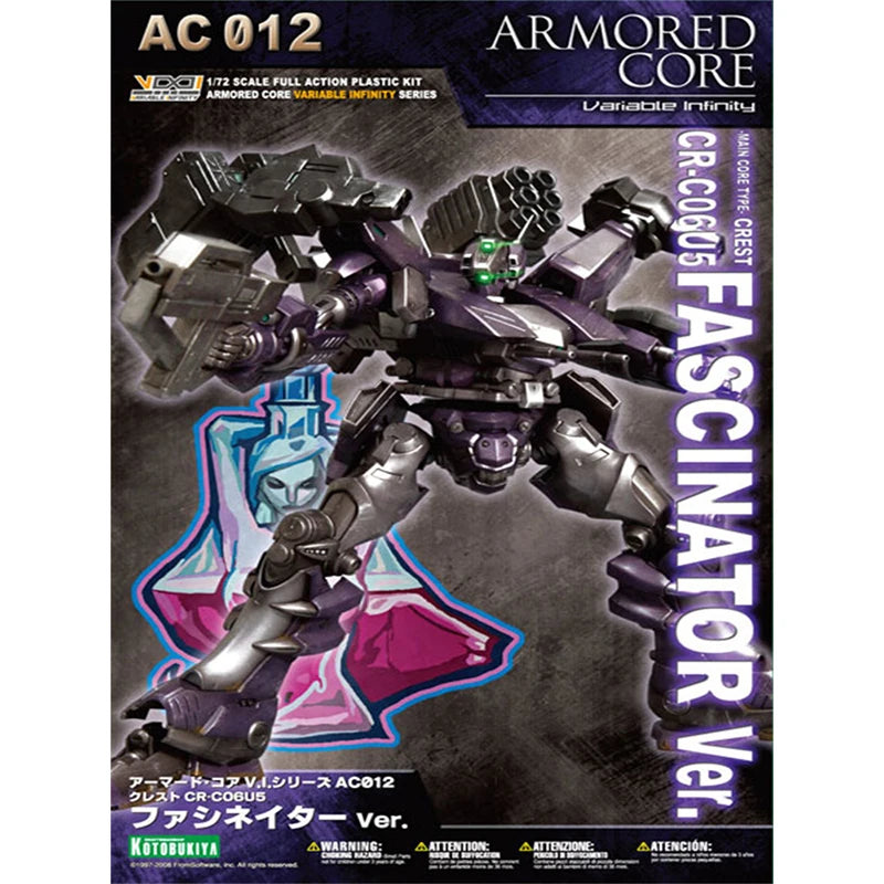 Kotobukiya 1/72 Armored Core VI-21 FASCINATOR Plastic Model Kit
