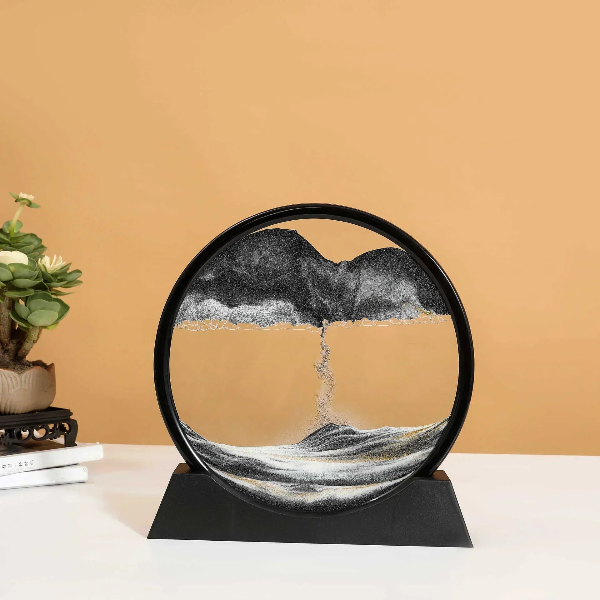 3D Moving Sand Art - Quicksand Liquid Hourglass Home Decor
