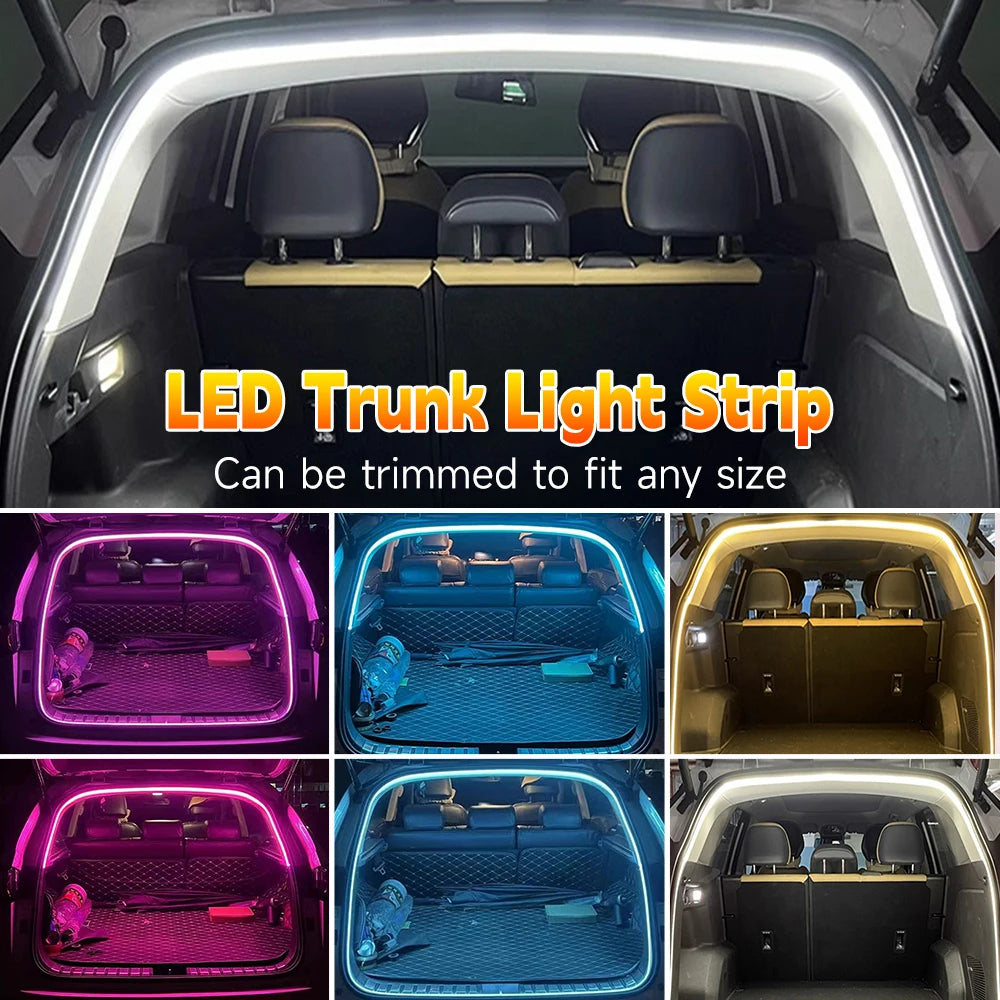 LED Car Trunk Light Strip - Wireless Automatic Ambient Lighting