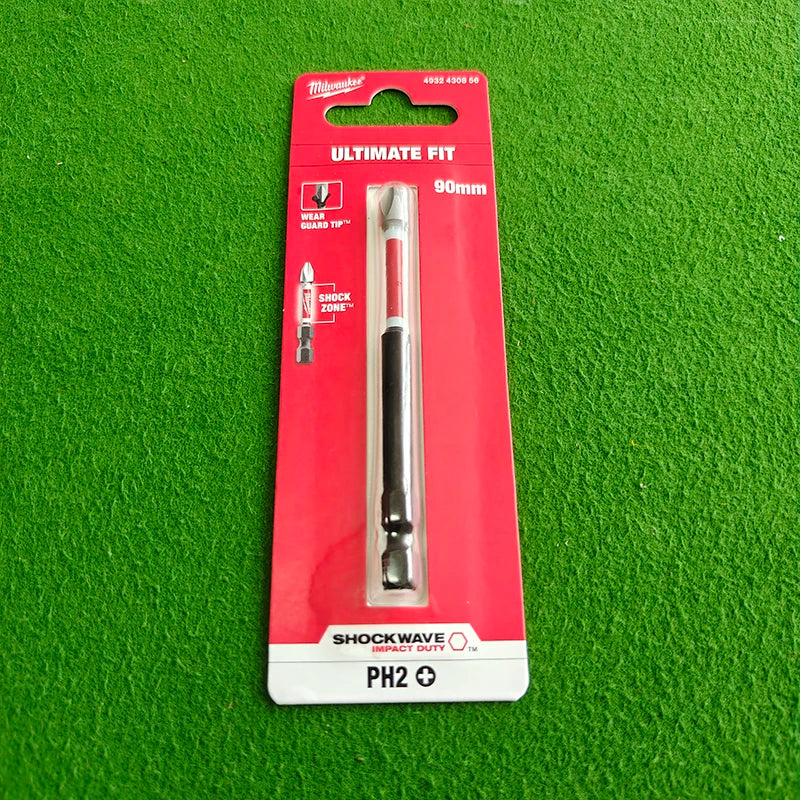 Milwaukee Shockwave PH2 90mm Impact Screwdriver Bit - Durable & Versatile