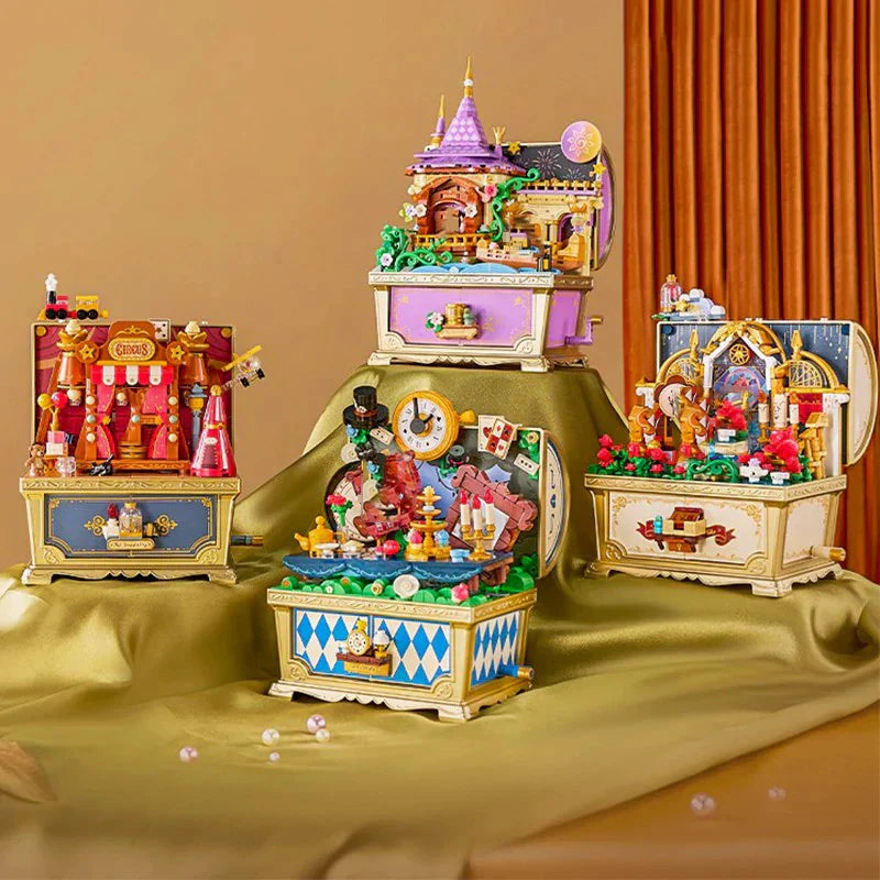 Enchanting Fairy Town Musical Blocks - Creative DIY Toy Gift