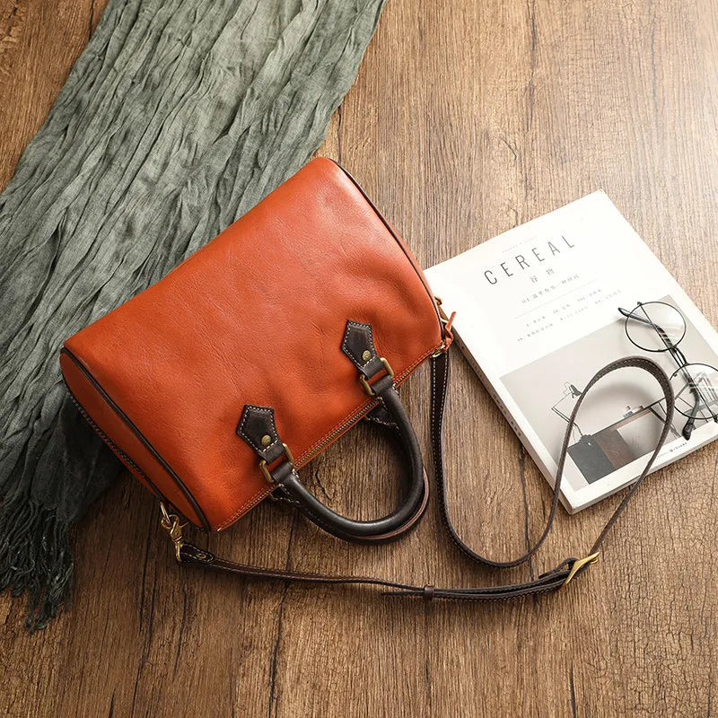 Elegant Leather Crossbody Purse for Commuting & Daily Use