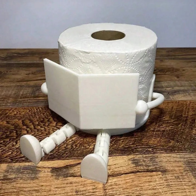 Creative 3D Printed Toilet Paper Holder - Fun Bathroom Decor