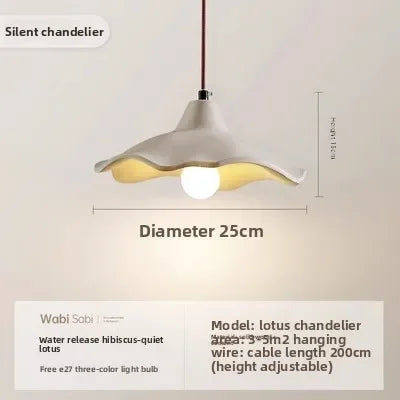 Modern Wabi-Sabi Chandelier - Elegant Nordic LED Pendant Light