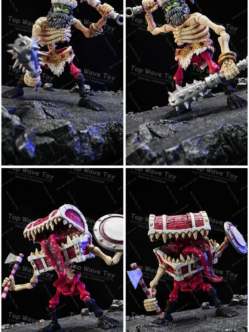 1/12 Scale Skeleton Warrior Action Figure - Perfect Dungeon Accessory