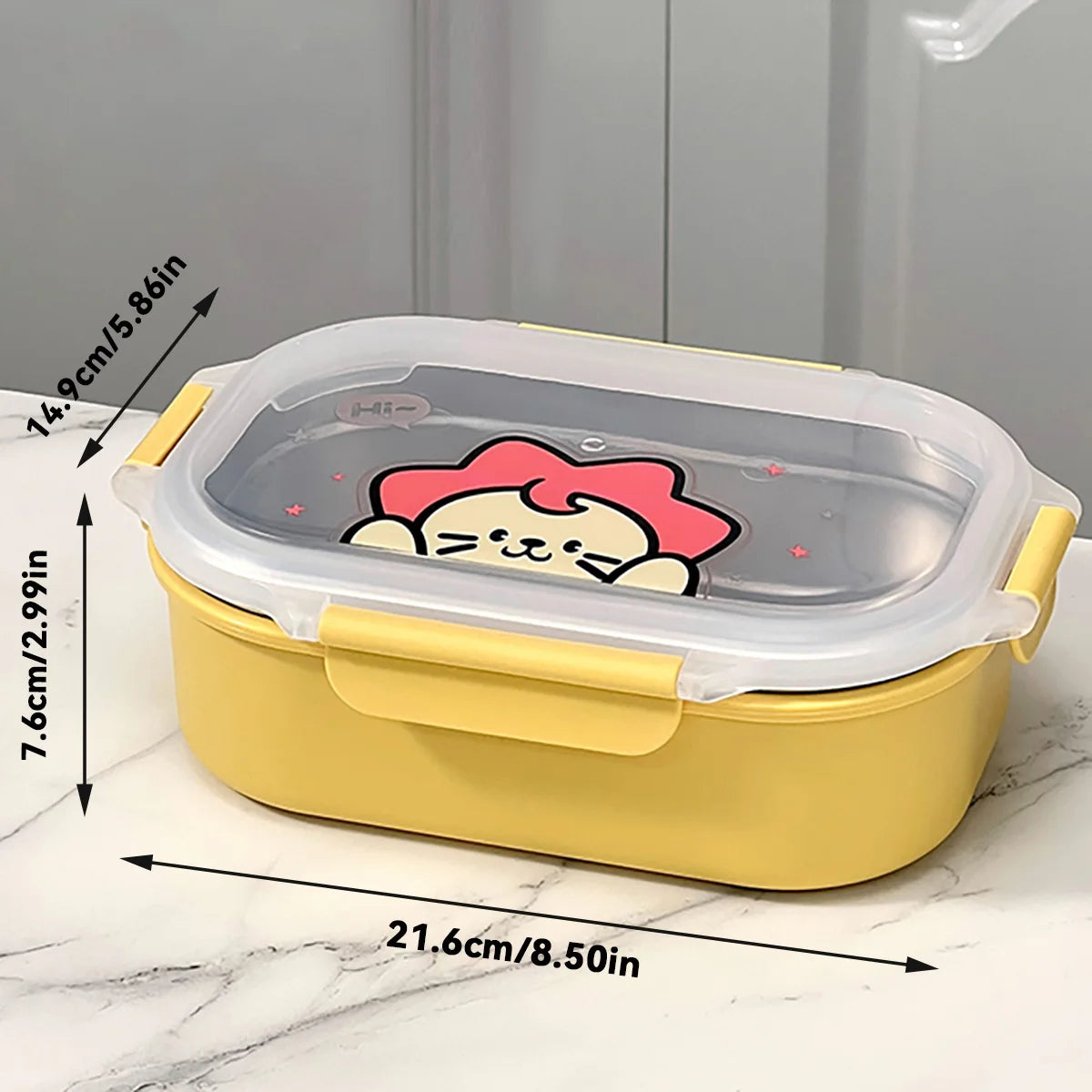 900ml Stainless Steel Leak-proof Lunch Box – Eco-Friendly & Microwave Safe