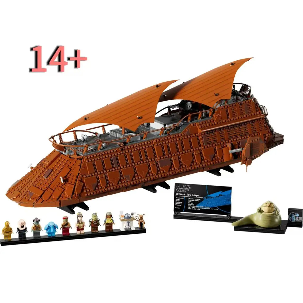 3942PCS Sail Barge Building Block Model - Creative Assembly Toy