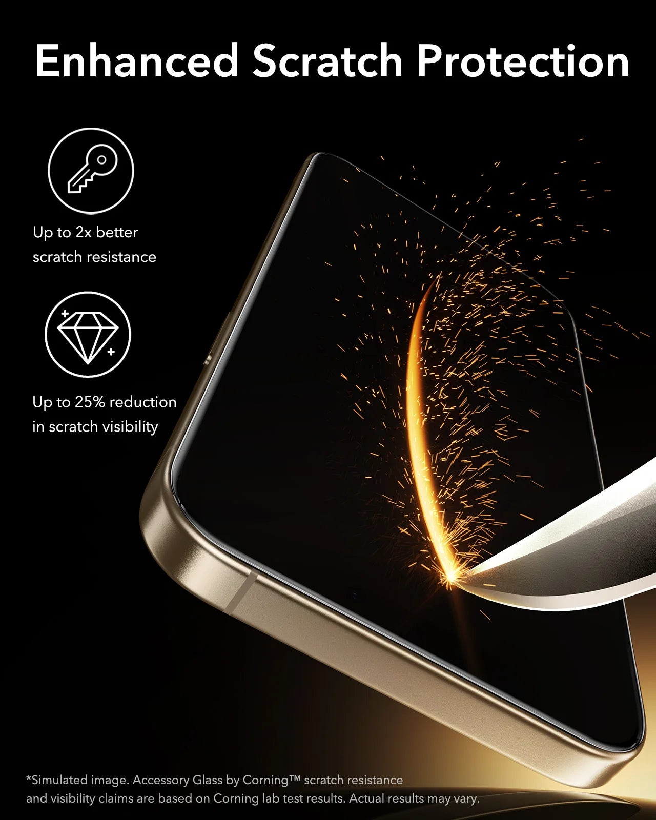 ESR Tempered Glass Screen Protector for iPhone 16 Pro Max - 3 Pack