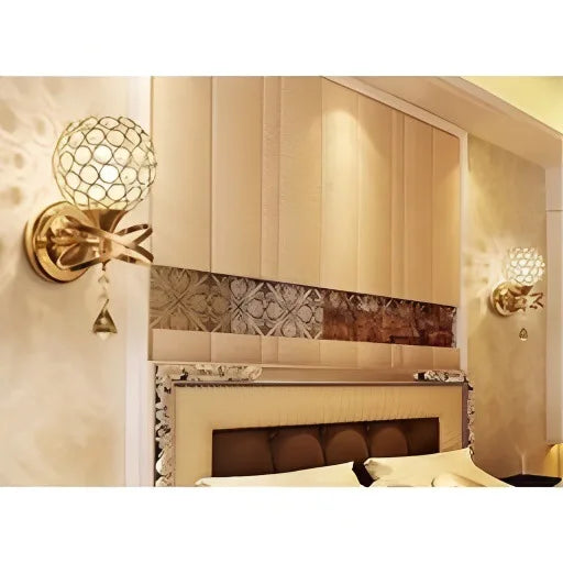 Stylish LED Crystal Wall Lamp - Modern Design for Bedroom & Aisle