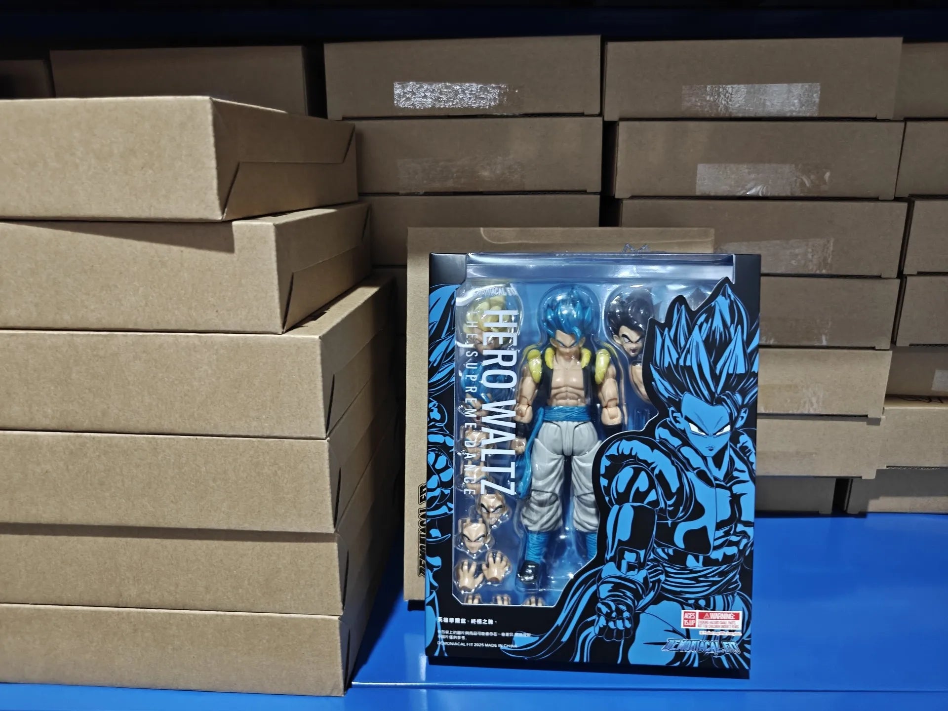 Demoniacal Fit Gogeta Figure - Super Saiyan Blue Action Model