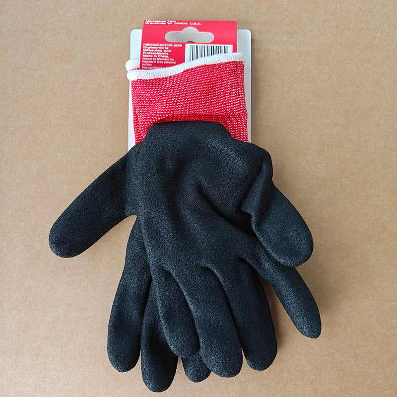 Milwaukee Cut Resistant Nitrile Work Gloves - Touchscreen Compatible