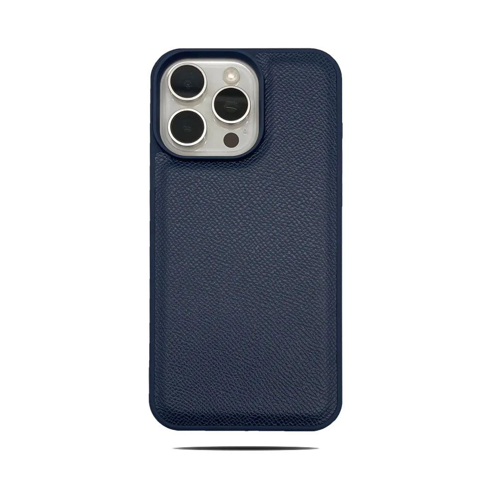 Stylish Premium Leather Epsom Texture iPhone Case for Ultimate Protection