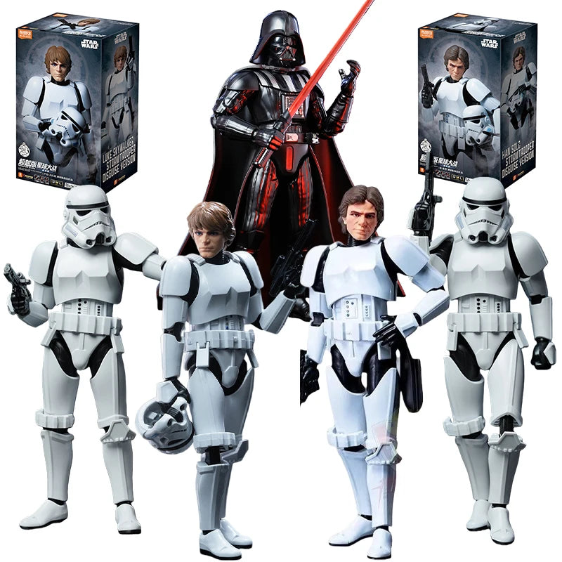 Star Wars Action Figures - Luke Skywalker & Darth Vader Model Kits