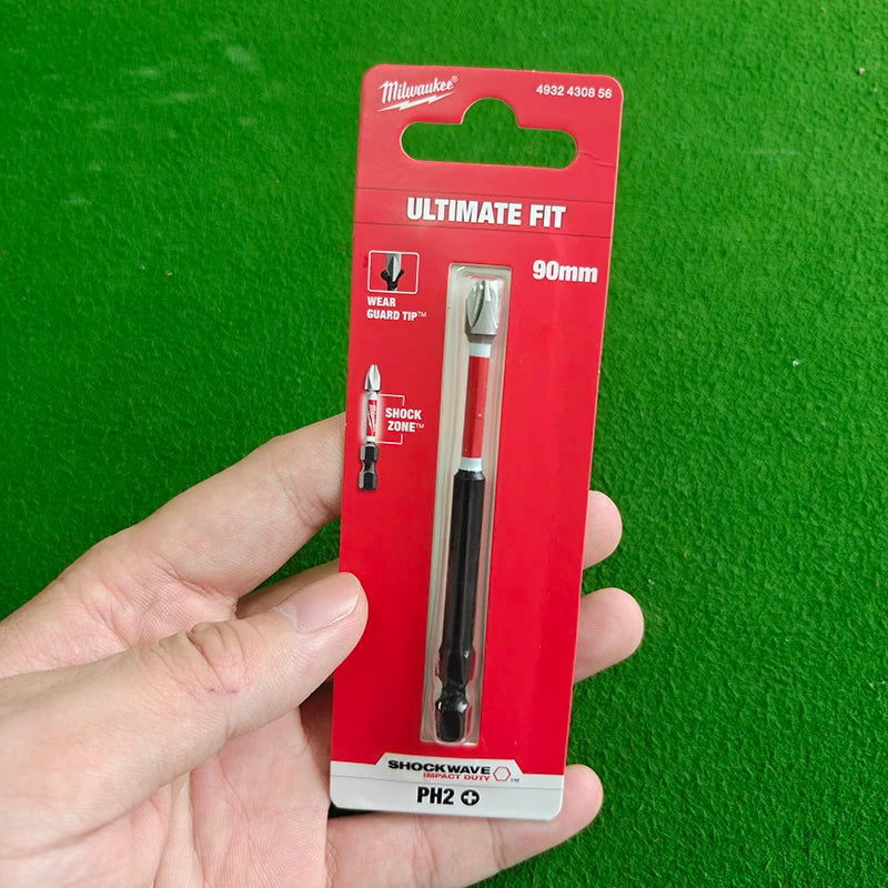 Milwaukee Shockwave PH2 90mm Impact Screwdriver Bit - Durable & Versatile