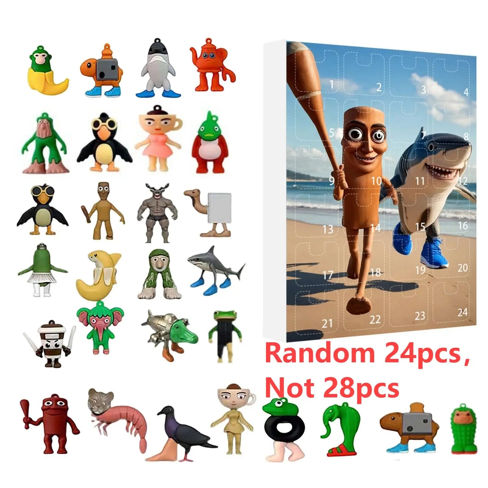 2025 Christmas Countdown Advent Calendar - 24 Days of Fun Surprises