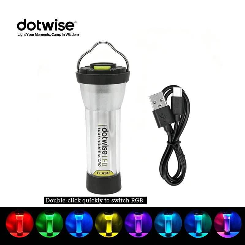 DOTWISE 3000mAh LED Camping Light - Ultimate Outdoor Adventure Lamp