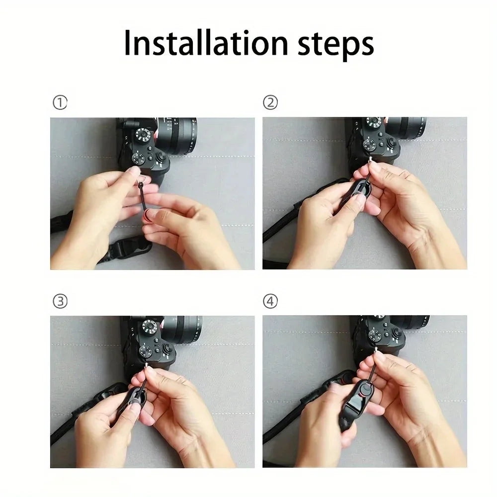 Adjustable Quick-Release Camera Strap for DSLR & Mirrorless Cameras