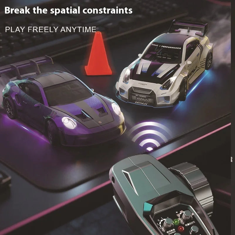 Macro Star D43 RC Drift Car - Eye-Catching Luminous 1:43 Alloy Model