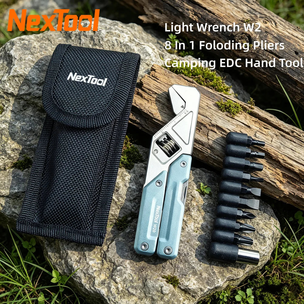 NexTool 8-in-1 Multi Tool – Versatile Folding Wrench & Pliers