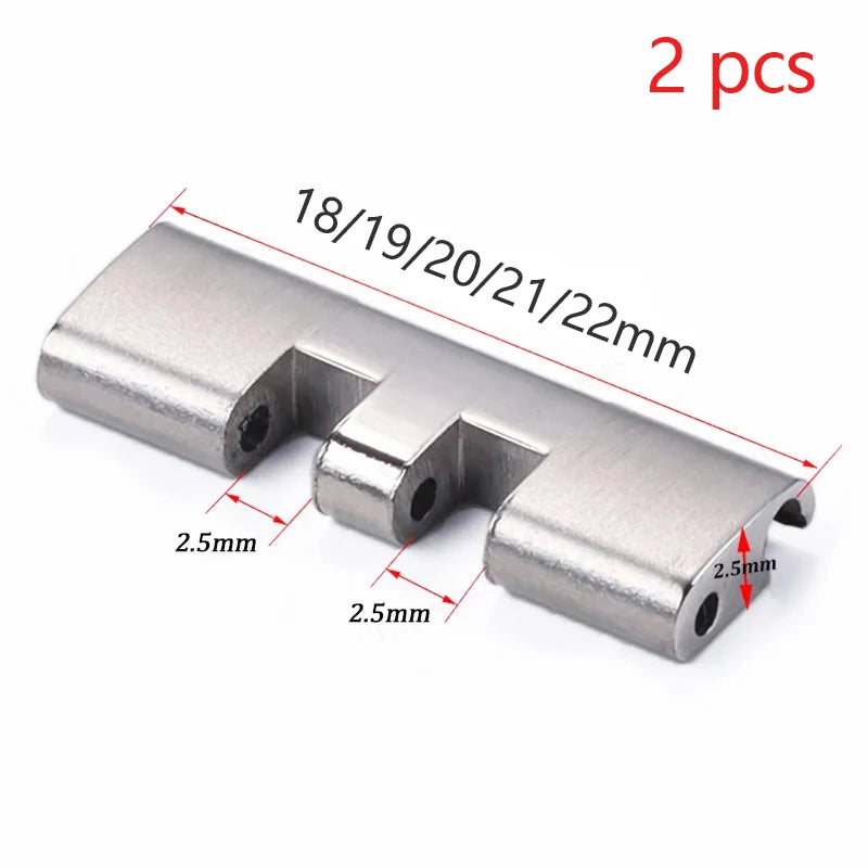 Stainless Steel Watch Connector for SKX009 & SKX007 - 18/20/21/22mm