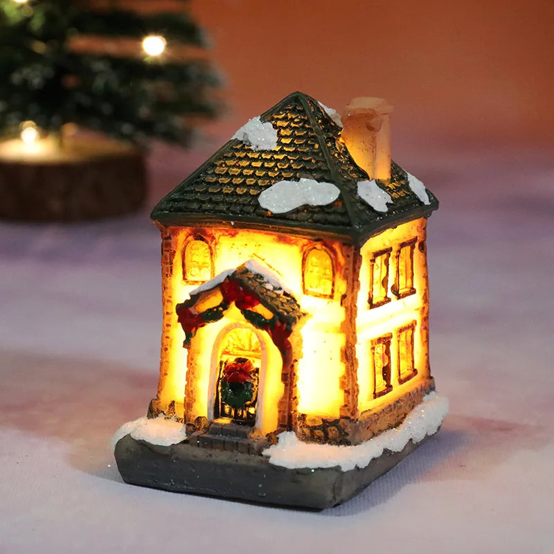 Enchanting Christmas House LED Night Light - Perfect Holiday Decor