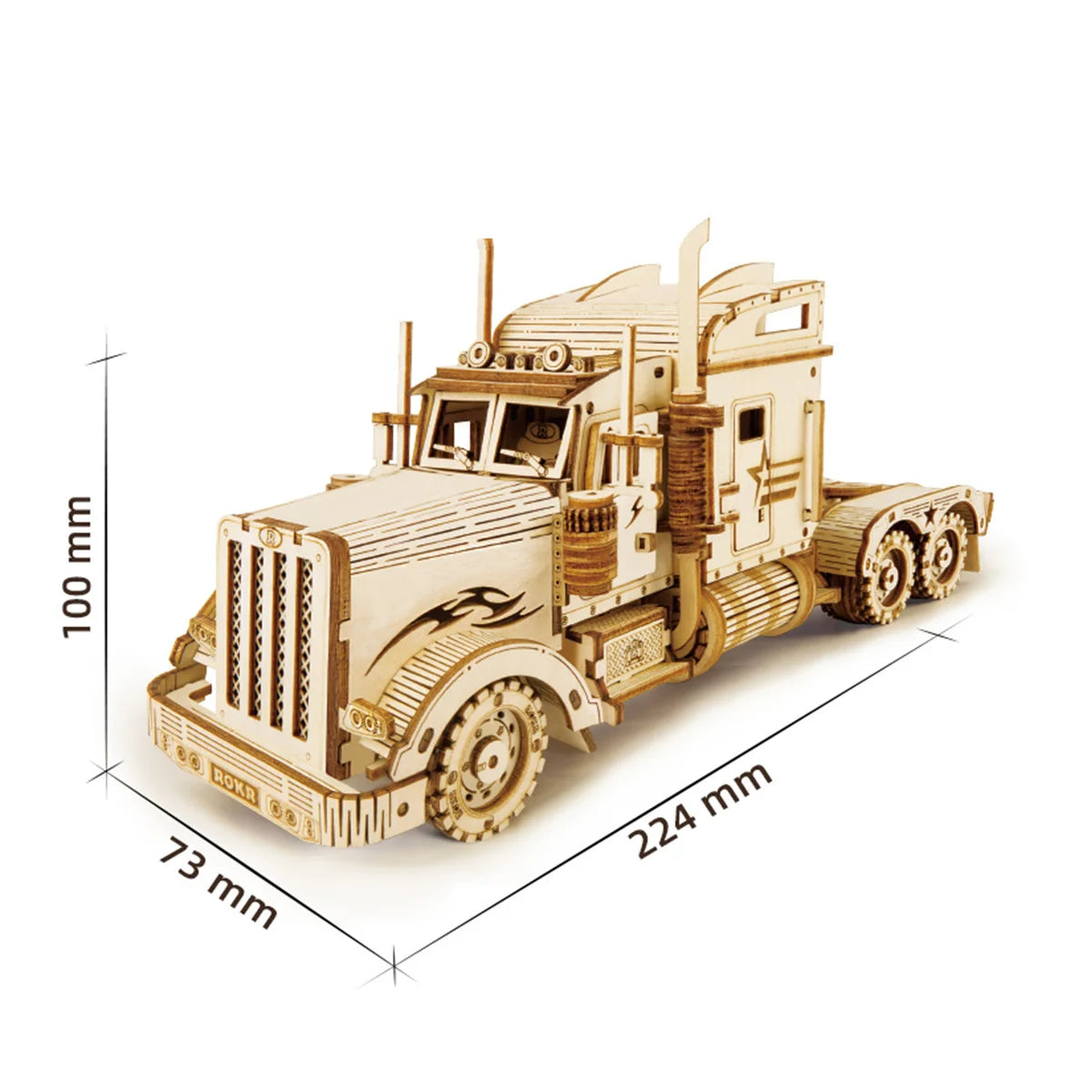 Robotime 3D Wooden Classic Car Model Building Kit - Vintage Design